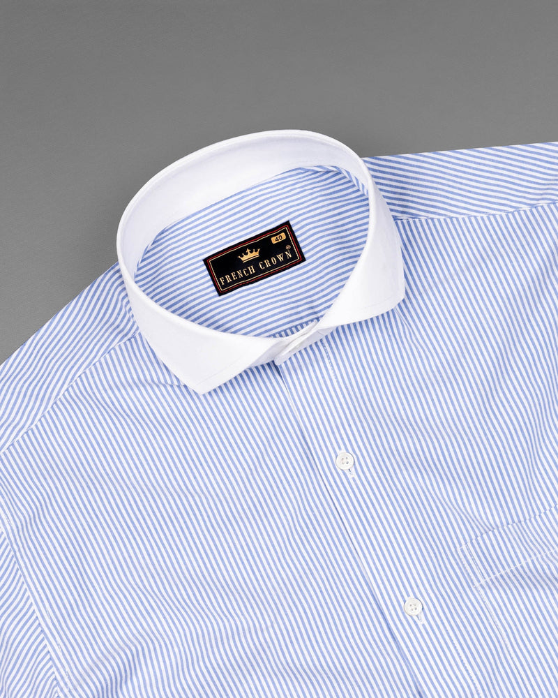 Bright White and Wistful Blue Striped with White Collar Premium Cotton Shirt 6562-WCC-CA-38,6562-WCC-CA-H-38,6562-WCC-CA-39,6562-WCC-CA-H-39,6562-WCC-CA-40,6562-WCC-CA-H-40,6562-WCC-CA-42,6562-WCC-CA-H-42,6562-WCC-CA-44,6562-WCC-CA-H-44,6562-WCC-CA-46,6562-WCC-CA-H-46,6562-WCC-CA-48,6562-WCC-CA-H-48,6562-WCC-CA-50,6562-WCC-CA-H-50,6562-WCC-CA-52,6562-WCC-CA-H-52