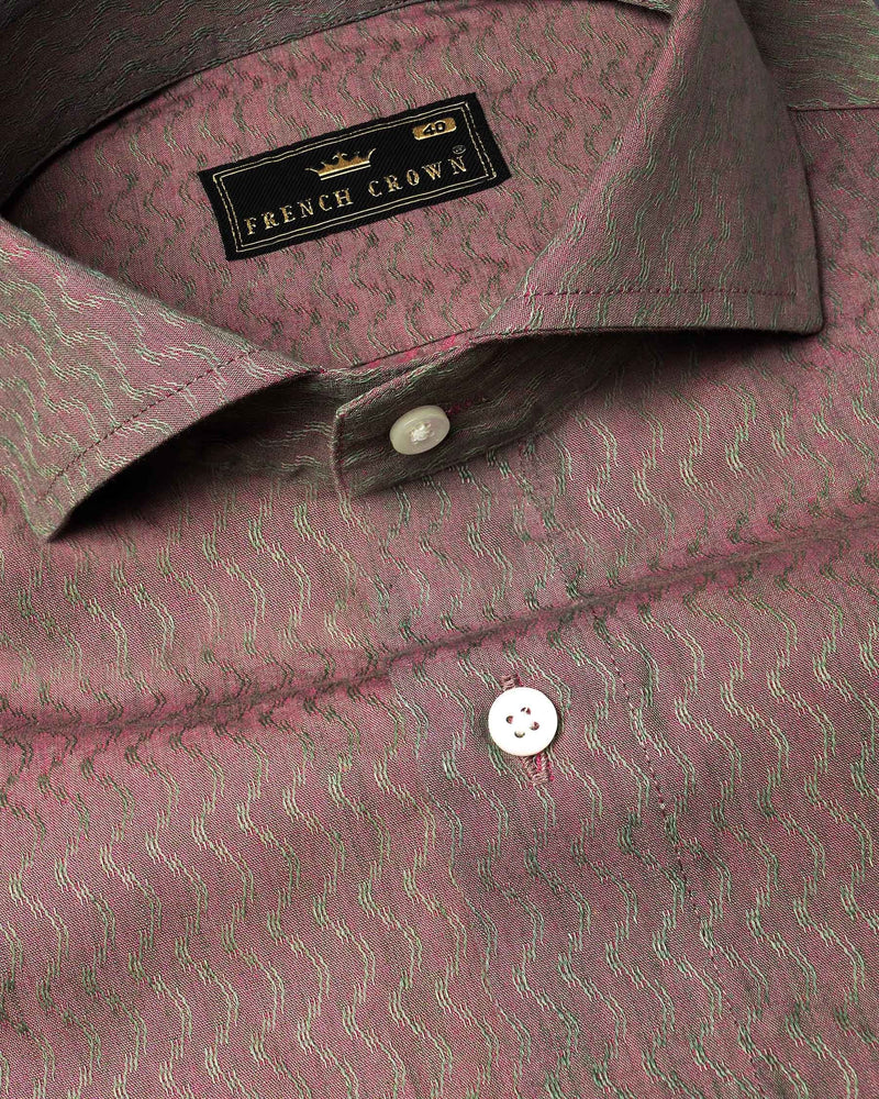  Copper Rose and Finch Green Two Tone Jacquard Premium Giza Cotton Shirt 6564-CA-38,6564-CA-H-38,6564-CA-39,6564-CA-H-39,6564-CA-40,6564-CA-H-40,6564-CA-42,6564-CA-H-42,6564-CA-44,6564-CA-H-44,6564-CA-46,6564-CA-H-46,6564-CA-48,6564-CA-H-48,6564-CA-50,6564-CA-H-50,6564-CA-52,6564-CA-H-52