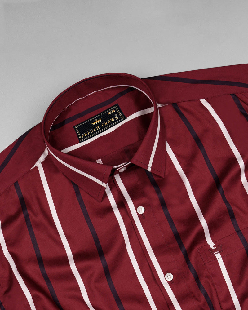 Persian Plum Striped Super Soft Premium Cotton Shirt 6566-38,6566-H-38,6566-39,6566-H-39,6566-40,6566-H-40,6566-42,6566-H-42,6566-44,6566-H-44,6566-46,6566-H-46,6566-48,6566-H-48,6566-50,6566-H-50,6566-52,6566-H-52