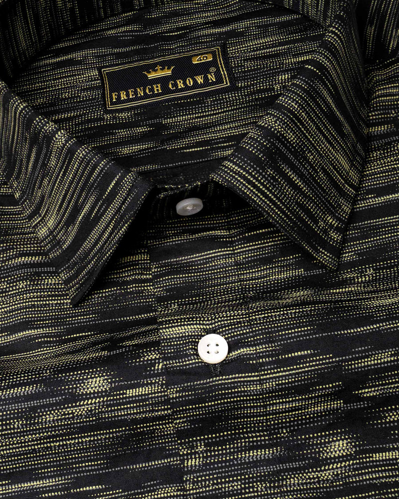 Jet Black and Finch Green Premium Cotton Shirt 6582-38,6582-H-38,6582-39,6582-H-39,6582-40,6582-H-40,6582-42,6582-H-42,6582-44,6582-H-44,6582-46,6582-H-46,6582-48,6582-H-48,6582-50,6582-H-50,6582-52,6582-H-52