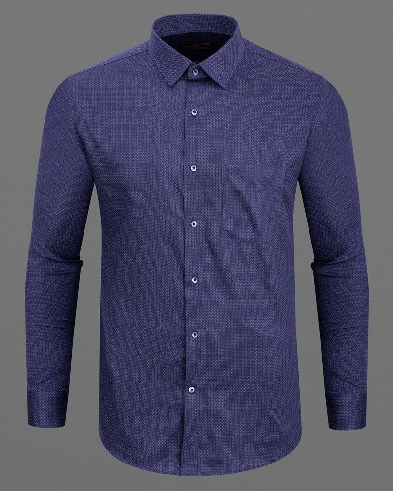 Blackcurrant with Chambray Blue Geometrical Print Super Soft premium Cotton Shirt 6583-BLE-38,6583-BLE-H-38,6583-BLE-39,6583-BLE-H-39,6583-BLE-40,6583-BLE-H-40,6583-BLE-42,6583-BLE-H-42,6583-BLE-44,6583-BLE-H-44,6583-BLE-46,6583-BLE-H-46,6583-BLE-48,6583-BLE-H-48,6583-BLE-50,6583-BLE-H-50,6583-BLE-52,6583-BLE-H-52