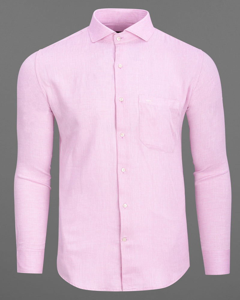 Pale Rose Pink Herringbone and Tencel rich Shirt 6594-CA-38,6594-CA-H-38,6594-CA-39,6594-CA-H-39,6594-CA-40,6594-CA-H-40,6594-CA-42,6594-CA-H-42,6594-CA-44,6594-CA-H-44,6594-CA-46,6594-CA-H-46,6594-CA-48,6594-CA-H-48,6594-CA-50,6594-CA-H-50,6594-CA-52,6594-CA-H-52