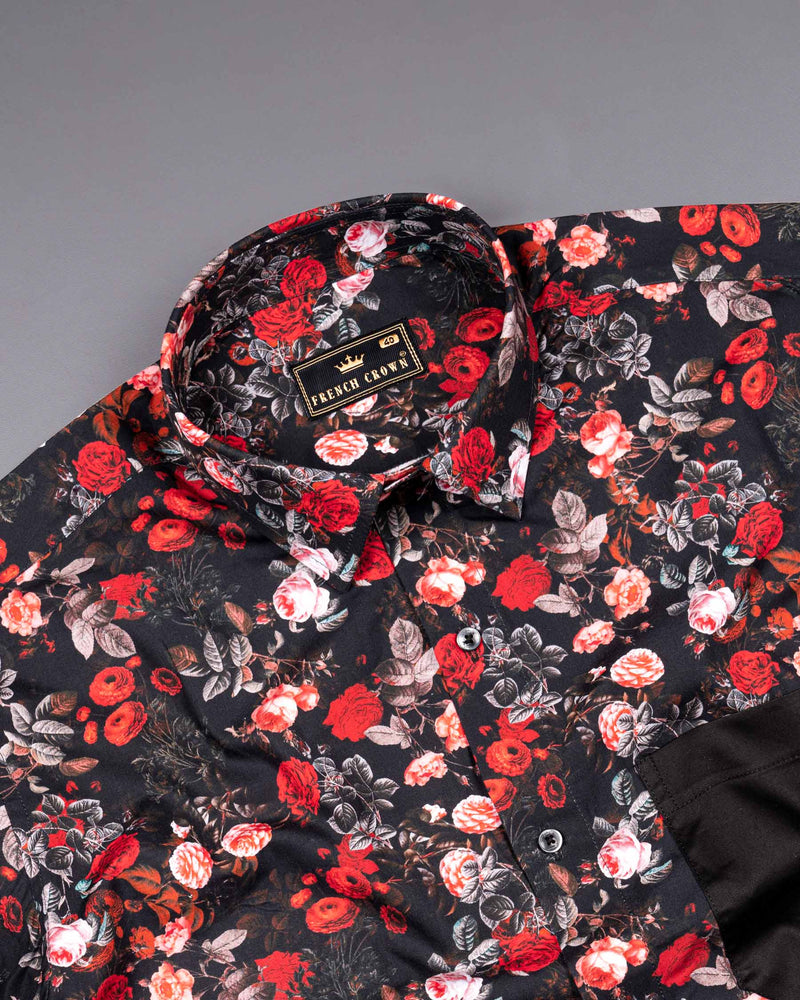 Jade Black Rose Printed Premium Cotton Shirt 6596-BLK-38,6596-BLK-H-38,6596-BLK-39,6596-BLK-H-39,6596-BLK-40,6596-BLK-H-40,6596-BLK-42,6596-BLK-H-42,6596-BLK-44,6596-BLK-H-44,6596-BLK-46,6596-BLK-H-46,6596-BLK-48,6596-BLK-H-48,6596-BLK-50,6596-BLK-H-50,6596-BLK-52,6596-BLK-H-52