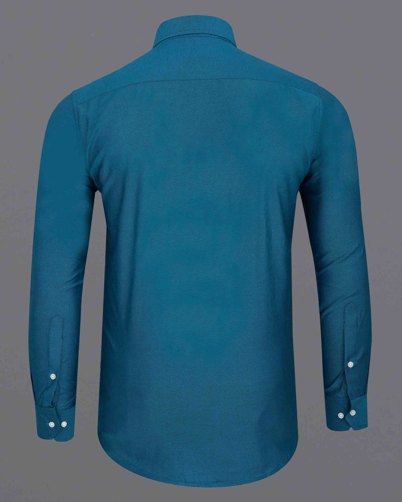 Teal Blue Dobby Textured Premium Giza Cotton Shirt 6601-CA-38,6601-CA-H-38,6601-CA-39,6601-CA-H-39,6601-CA-40,6601-CA-H-40,6601-CA-42,6601-CA-H-42,6601-CA-44,6601-CA-H-44,6601-CA-46,6601-CA-H-46,6601-CA-48,6601-CA-H-48,6601-CA-50,6601-CA-H-50,6601-CA-52,6601-CA-H-52