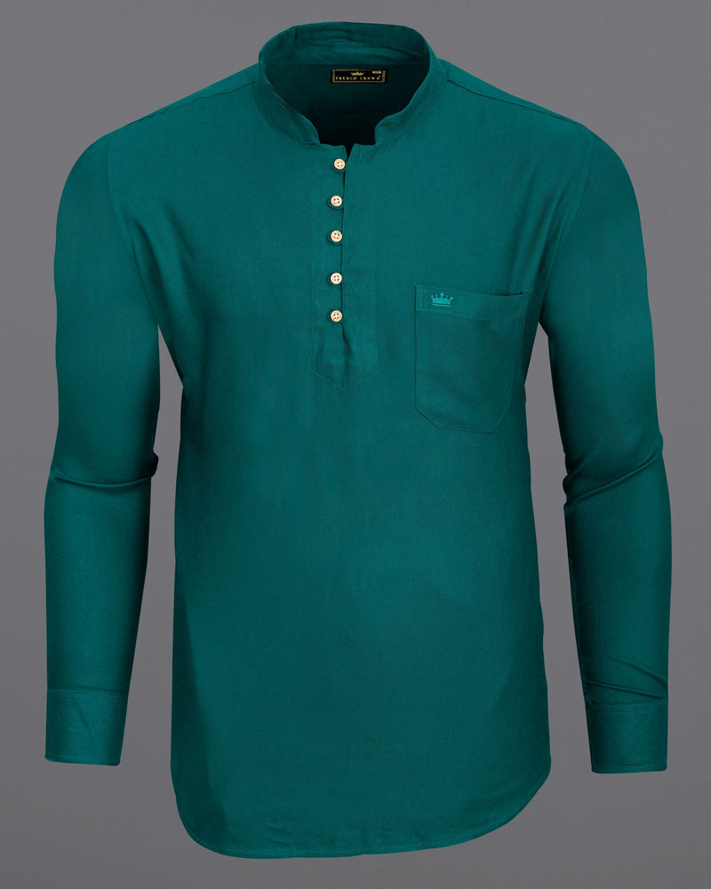 Deep Sea Green Premium Tencel Kurta Shirt 6612-KS-38,6612-KS-H-38,6612-KS-39,6612-KS-H-39,6612-KS-40,6612-KS-H-40,6612-KS-42,6612-KS-H-42,6612-KS-44,6612-KS-H-44,6612-KS-46,6612-KS-H-46,6612-KS-48,6612-KS-H-48,6612-KS-50,6612-KS-H-50,6612-KS-52,6612-KS-H-52