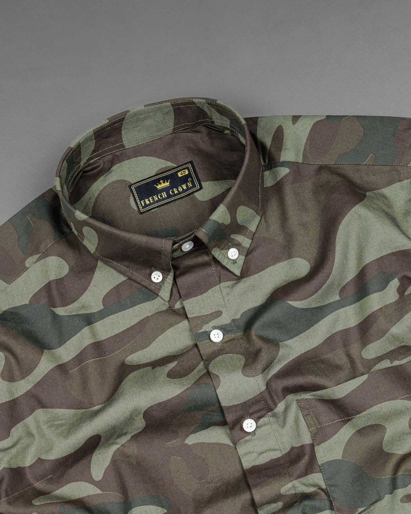 Iridium Brown with Flint Green Camouflage Premium Cotton Shirt 6623-BLK-38,6623-BLK-H-38,6623-BLK-39,6623-BLK-H-39,6623-BLK-40,6623-BLK-H-40,6623-BLK-42,6623-BLK-H-42,6623-BLK-44,6623-BLK-H-44,6623-BLK-46,6623-BLK-H-46,6623-BLK-48,6623-BLK-H-48,6623-BLK-50,6623-BLK-H-50,6623-BLK-52,6623-BLK-H-52