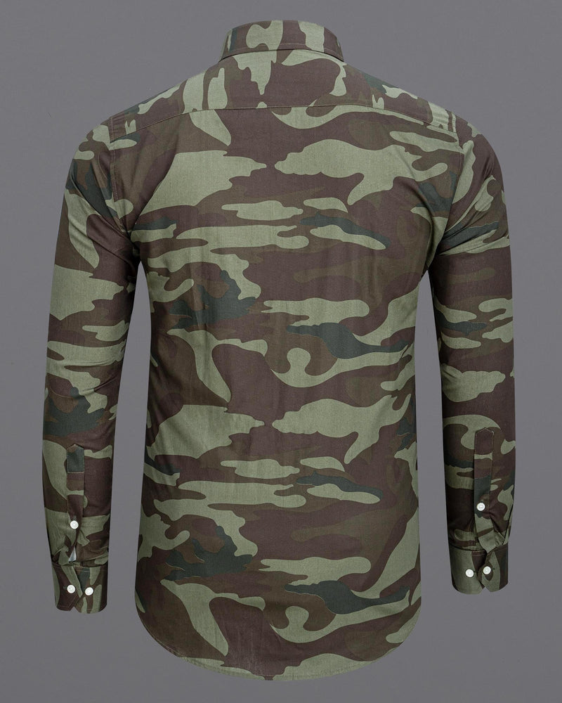 Iridium Brown with Flint Green Camouflage Premium Cotton Shirt 6623-BLK-38,6623-BLK-H-38,6623-BLK-39,6623-BLK-H-39,6623-BLK-40,6623-BLK-H-40,6623-BLK-42,6623-BLK-H-42,6623-BLK-44,6623-BLK-H-44,6623-BLK-46,6623-BLK-H-46,6623-BLK-48,6623-BLK-H-48,6623-BLK-50,6623-BLK-H-50,6623-BLK-52,6623-BLK-H-52