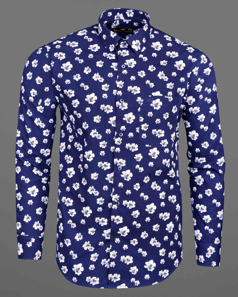 Nile Blue Hibiscus Floral Printed Premium Cotton Shirt 6655-BLE-38,6655-BLE-H-38,6655-BLE-39,6655-BLE-H-39,6655-BLE-40,6655-BLE-H-40,6655-BLE-42,6655-BLE-H-42,6655-BLE-44,6655-BLE-H-44,6655-BLE-46,6655-BLE-H-46,6655-BLE-48,6655-BLE-H-48,6655-BLE-50,6655-BLE-H-50,6655-BLE-52,6655-BLE-H-52