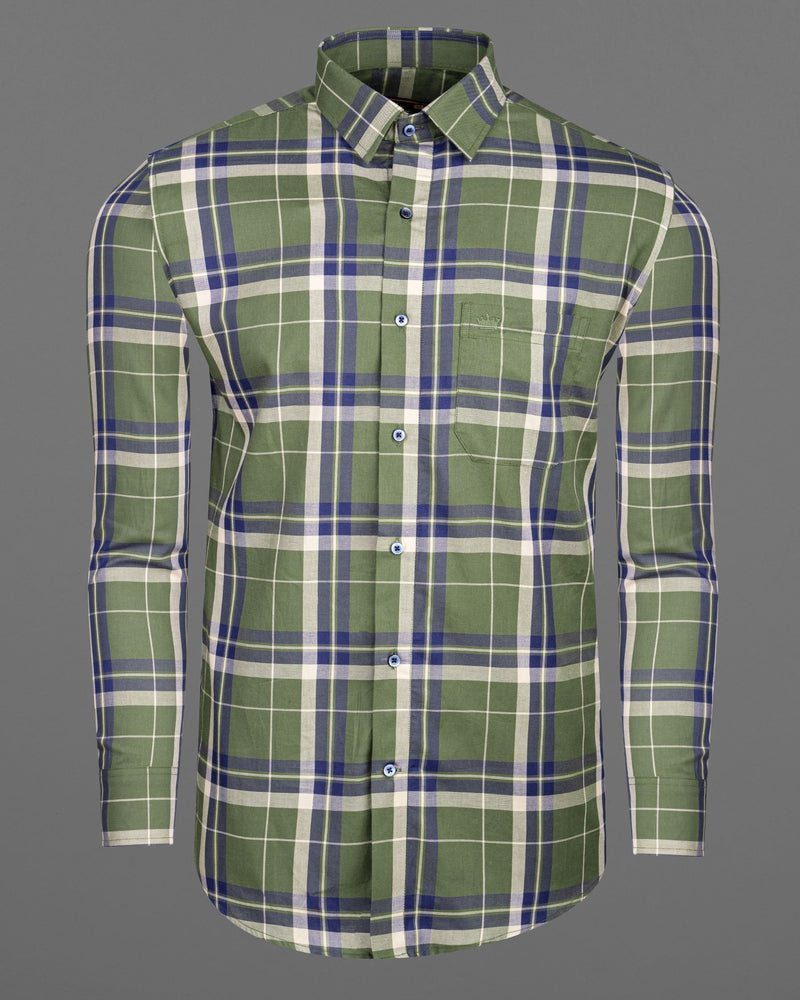 Dingley Green with Downriver Blue Twill Plaid Premium Cotton Shirt 6668-BLE-38,6668-BLE-H-38,6668-BLE-39,6668-BLE-H-39,6668-BLE-40,6668-BLE-H-40,6668-BLE-42,6668-BLE-H-42,6668-BLE-44,6668-BLE-H-44,6668-BLE-46,6668-BLE-H-46,6668-BLE-48,6668-BLE-H-48,6668-BLE-50,6668-BLE-H-50,6668-BLE-52,6668-BLE-H-52