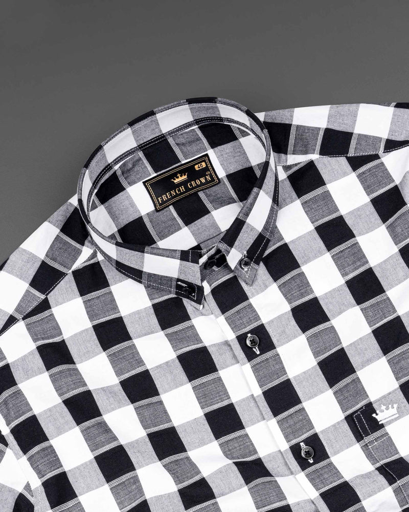 Black and White Checkered Dobby Textured Premium Giza Cotton Shirt 6675-BD-BLK-38,6675-BD-BLK-H-38,6675-BD-BLK-39,6675-BD-BLK-H-39,6675-BD-BLK-40,6675-BD-BLK-H-40,6675-BD-BLK-42,6675-BD-BLK-H-42,6675-BD-BLK-44,6675-BD-BLK-H-44,6675-BD-BLK-46,6675-BD-BLK-H-46,6675-BD-BLK-48,6675-BD-BLK-H-48,6675-BD-BLK-50,6675-BD-BLK-H-50,6675-BD-BLK-52,6675-BD-BLK-H-52