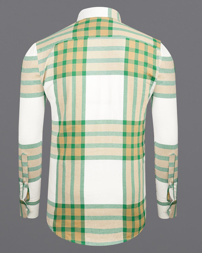 Chateau Green with Manhattan Checkered Flannel Shirt