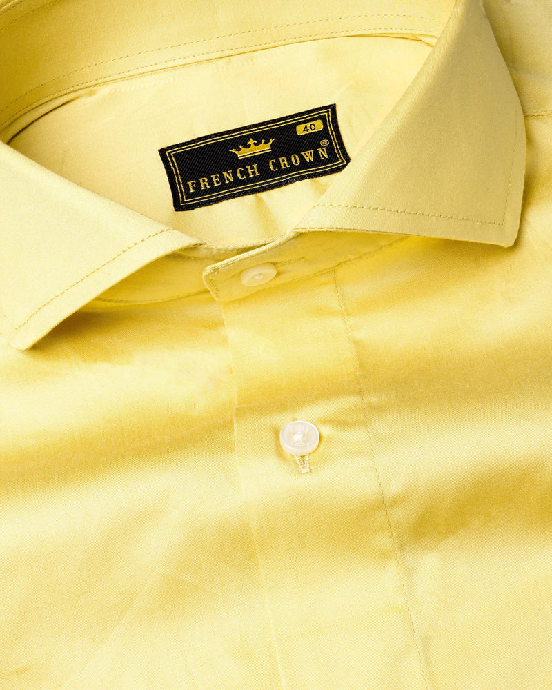 Golden Glow Premium Cotton Shirt