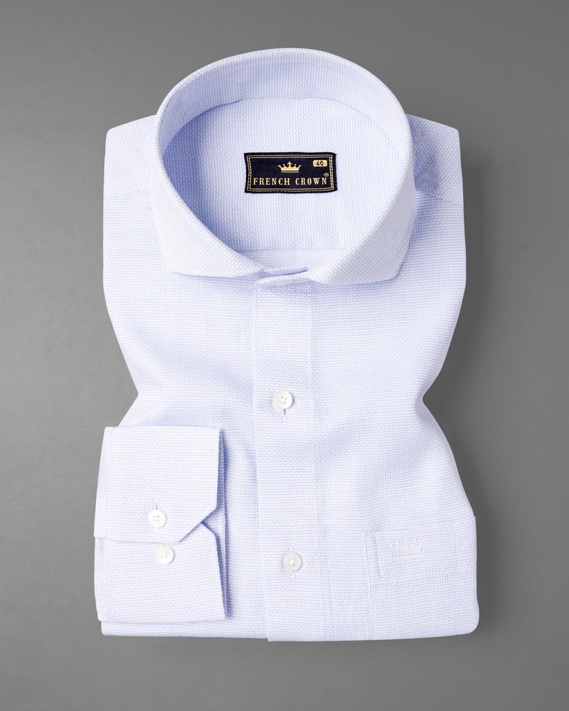 Zircon Dobby Textured Premium Giza Cotton Shirt