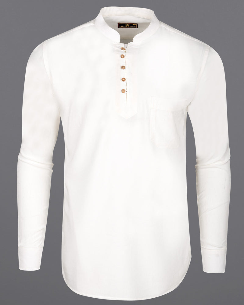 Off White Premium Tencel Kurta Shirt 6764-KS-38,6764-KS-38,6764-KS-39,6764-KS-39,6764-KS-40,6764-KS-40,6764-KS-42,6764-KS-42,6764-KS-44,6764-KS-44,6764-KS-46,6764-KS-46,6764-KS-48,6764-KS-48,6764-KS-50,6764-KS-50,6764-KS-52,6764-KS-52