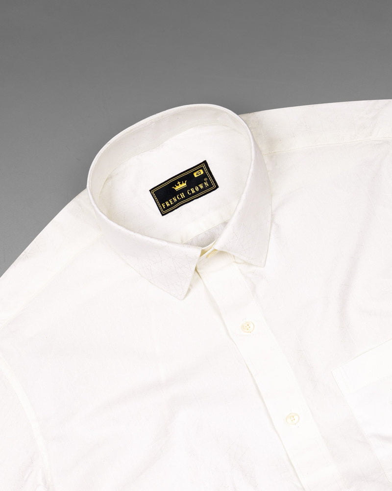 Merino Cream Dobby Textured Premium Giza Cotton Shirt  6787-38, 6787-38, 6787-39, 6787-39, 6787-40, 6787-40, 6787-42, 6787-42, 6787-44, 6787-44, 6787-46, 6787-46, 6787-48, 6787-48, 6787-50, 6787-50, 6787-52, 6787-52