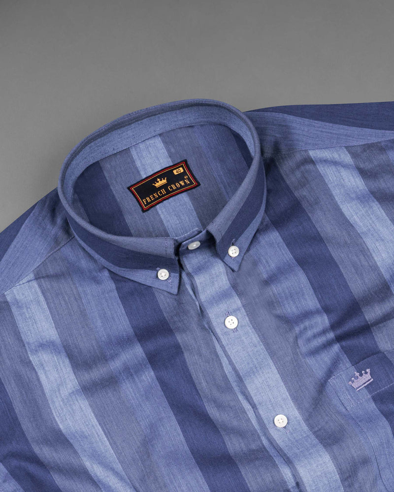 Blue Bell with Rhino Blue Premium Cotton Shirt