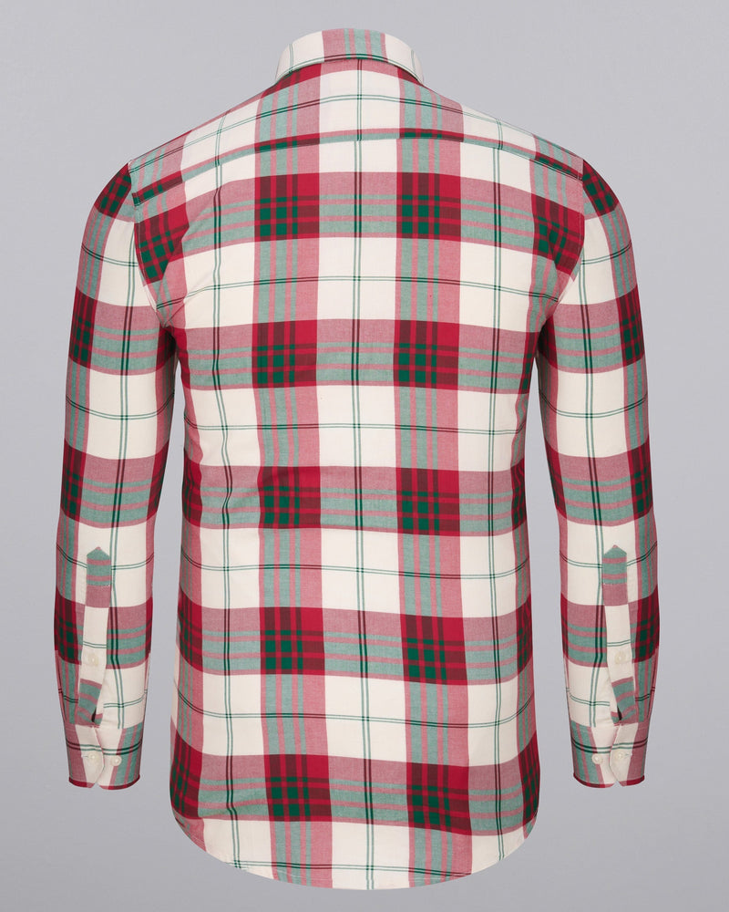 Bizarre Twill Plaid Premium Cotton Shirt