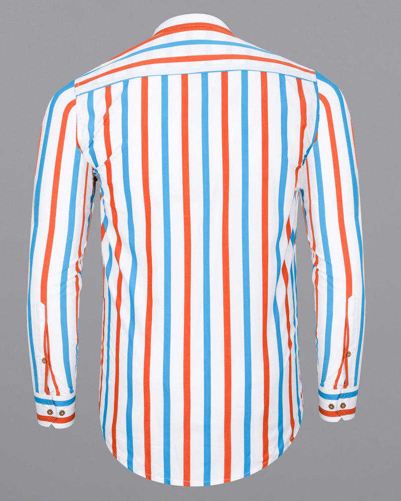 Cornflower Blue with Outrageous Orange Striped Premium Cotton Kurta Shirt 6808-KS-38,6808-KS-38,6808-KS-39,6808-KS-39,6808-KS-40,6808-KS-40,6808-KS-42,6808-KS-42,6808-KS-44,6808-KS-44,6808-KS-46,6808-KS-46,6808-KS-48,6808-KS-48,6808-KS-50,6808-KS-50,6808-KS-52,6808-KS-52