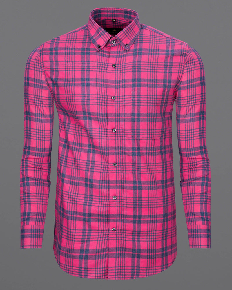 Cerise Pink Twill Plaid Premium Cotton Shirt 6814-BD-BLK-38,6814-BD-BLK-38,6814-BD-BLK-39,6814-BD-BLK-39,6814-BD-BLK-40,6814-BD-BLK-40,6814-BD-BLK-42,6814-BD-BLK-42,6814-BD-BLK-44,6814-BD-BLK-44,6814-BD-BLK-46,6814-BD-BLK-46,6814-BD-BLK-48,6814-BD-BLK-48,6814-BD-BLK-50,6814-BD-BLK-50,6814-BD-BLK-52,6814-BD-BLK-52