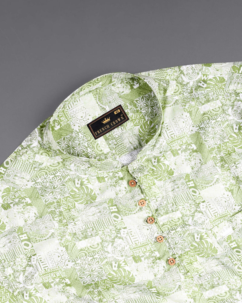 Chelsea Cucumber Printed Premium Cotton Kurta Shirt