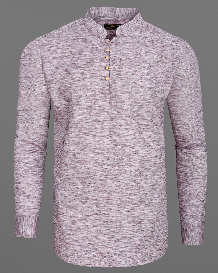 Bazar woth white slub Premium Cotton Kurta Shirt
