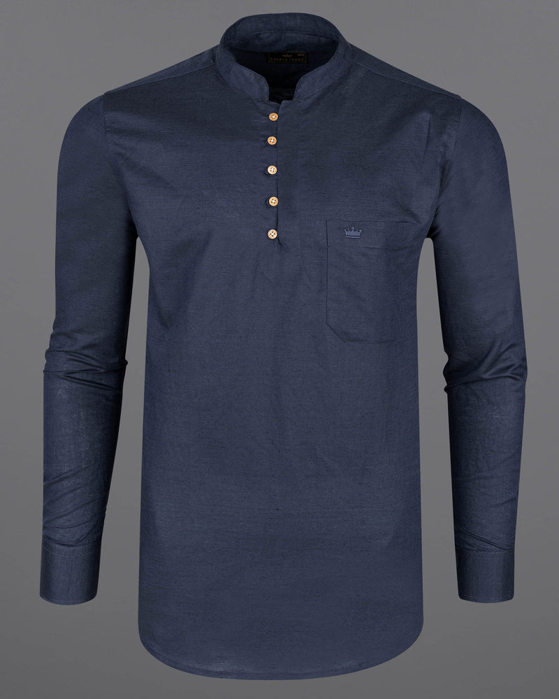 Limed Spruce Blue Luxurious Linen Kurta Shirt 7041-KS-38, 7041-KS-H-38, 7041-KS-39, 7041-KS-H-39, 7041-KS-40, 7041-KS-H-40, 7041-KS-42, 7041-KS-H-42, 7041-KS-44, 7041-KS-H-44, 7041-KS-46, 7041-KS-H-46, 7041-KS-48, 7041-KS-H-48, 7041-KS-50, 7041-KS-H-50, 7041-KS-52, 7041-KS-H-52