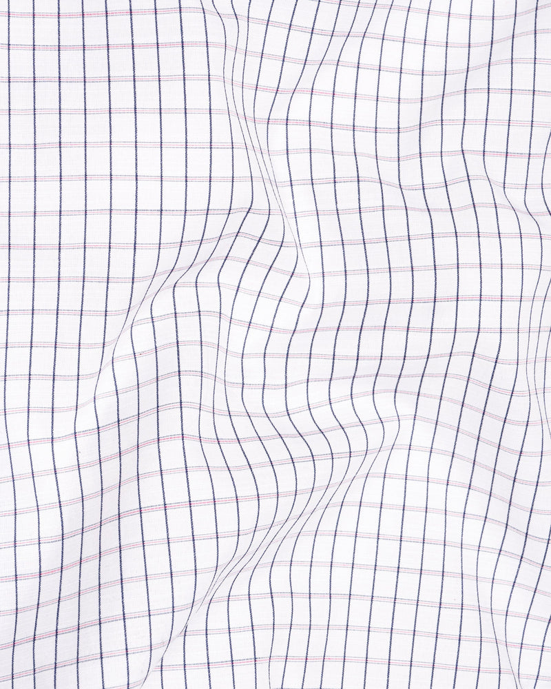 Bright White Checkered Premium Cotton Shirt 7048-BLK-38, 7048-BLK-H-38, 7048-BLK-39, 7048-BLK-H-39, 7048-BLK-40, 7048-BLK-H-40, 7048-BLK-42, 7048-BLK-H-42, 7048-BLK-44, 7048-BLK-H-44, 7048-BLK-46, 7048-BLK-H-46, 7048-BLK-48, 7048-BLK-H-48, 7048-BLK-50, 7048-BLK-H-50, 7048-BLK-52, 7048-BLK-H-52