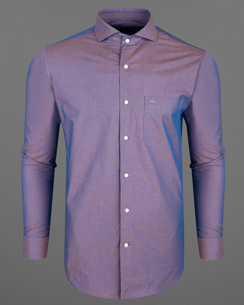 Chambray Blue and Rose Quartz Dual Tone Chambray Textured Premium Cotton Shirt 7054-CA-38, 7054-CA-H-38, 7054-CA-39, 7054-CA-H-39, 7054-CA-40, 7054-CA-H-40, 7054-CA-42, 7054-CA-H-42, 7054-CA-44, 7054-CA-H-44, 7054-CA-46, 7054-CA-H-46, 7054-CA-48, 7054-CA-H-48, 7054-CA-50, 7054-CA-H-50, 7054-CA-52, 7054-CA-H-52