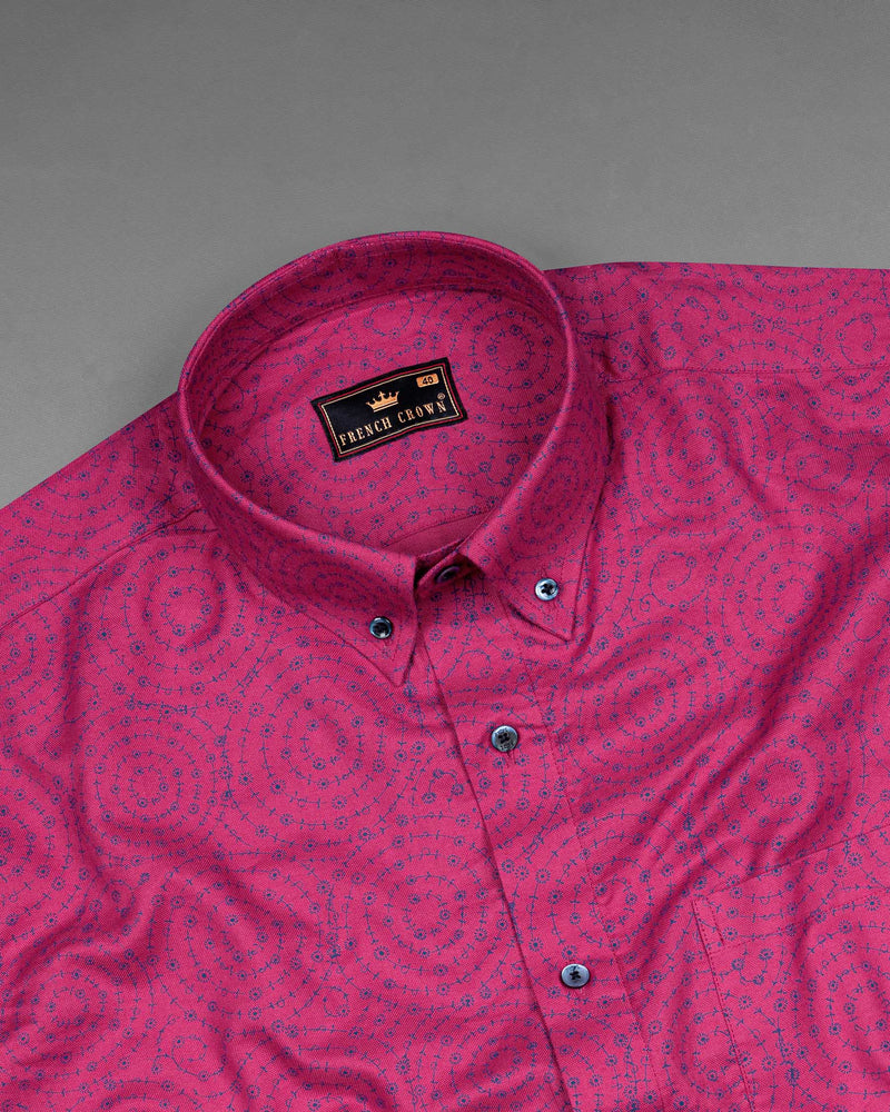 Hibiscus Red and Violent Circular Designed Royal Oxford Shirt 7055-BD-BLE-38, 7055-BD-BLE-H-38, 7055-BD-BLE-39, 7055-BD-BLE-H-39, 7055-BD-BLE-40, 7055-BD-BLE-H-40, 7055-BD-BLE-42, 7055-BD-BLE-H-42, 7055-BD-BLE-44, 7055-BD-BLE-H-44, 7055-BD-BLE-46, 7055-BD-BLE-H-46, 7055-BD-BLE-48, 7055-BD-BLE-H-48, 7055-BD-BLE-50, 7055-BD-BLE-H-50, 7055-BD-BLE-52, 7055-BD-BLE-H-52