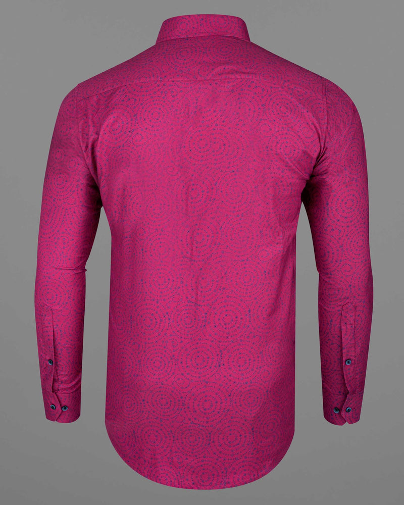 Hibiscus Red and Violent Circular Designed Royal Oxford Shirt 7055-BD-BLE-38, 7055-BD-BLE-H-38, 7055-BD-BLE-39, 7055-BD-BLE-H-39, 7055-BD-BLE-40, 7055-BD-BLE-H-40, 7055-BD-BLE-42, 7055-BD-BLE-H-42, 7055-BD-BLE-44, 7055-BD-BLE-H-44, 7055-BD-BLE-46, 7055-BD-BLE-H-46, 7055-BD-BLE-48, 7055-BD-BLE-H-48, 7055-BD-BLE-50, 7055-BD-BLE-H-50, 7055-BD-BLE-52, 7055-BD-BLE-H-52