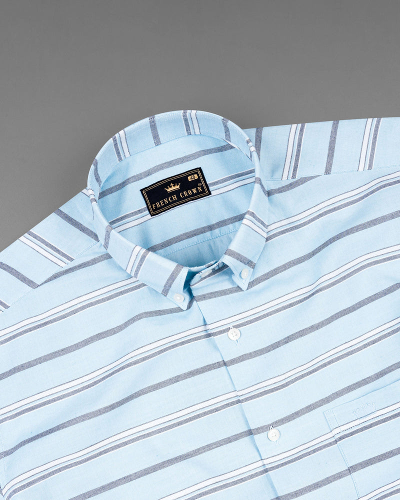 Spindle Blue Horizontal Double Striped Royal Oxford Shirt 7066-BD-38,7066-BD-38,7066-BD-39,7066-BD-39,7066-BD-40,7066-BD-40,7066-BD-42,7066-BD-42,7066-BD-44,7066-BD-44,7066-BD-46,7066-BD-46,7066-BD-48,7066-BD-48,7066-BD-50,7066-BD-50,7066-BD-52,7066-BD-52