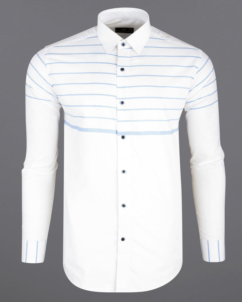 Bright White and Pale Cerulean Blue Horizontal Striped Royal Oxford Shirt 7073-BLE-38,7073-BLE-38,7073-BLE-39,7073-BLE-39,7073-BLE-40,7073-BLE-40,7073-BLE-42,7073-BLE-42,7073-BLE-44,7073-BLE-44,7073-BLE-46,7073-BLE-46,7073-BLE-48,7073-BLE-48,7073-BLE-50,7073-BLE-50,7073-BLE-52,7073-BLE-52