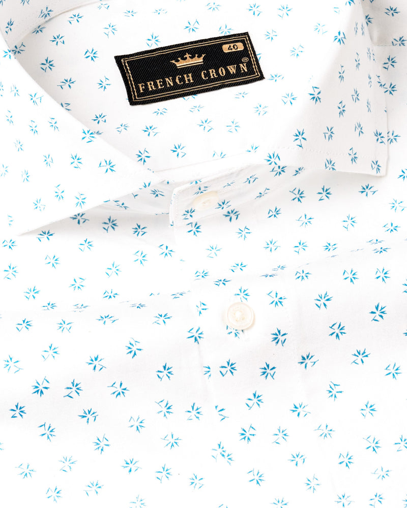 Bright White Leaves Printed Super Soft Premium Cotton Shirt 7080-CA-38,7080-CA-38,7080-CA-39,7080-CA-39,7080-CA-40,7080-CA-40,7080-CA-42,7080-CA-42,7080-CA-44,7080-CA-44,7080-CA-46,7080-CA-46,7080-CA-48,7080-CA-48,7080-CA-50,7080-CA-50,7080-CA-52,7080-CA-52