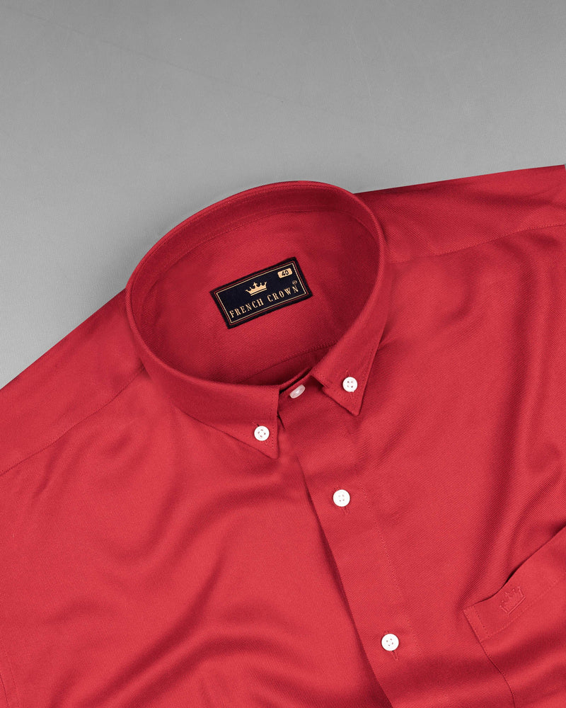 Valencia Red Premium Tencel Shirt