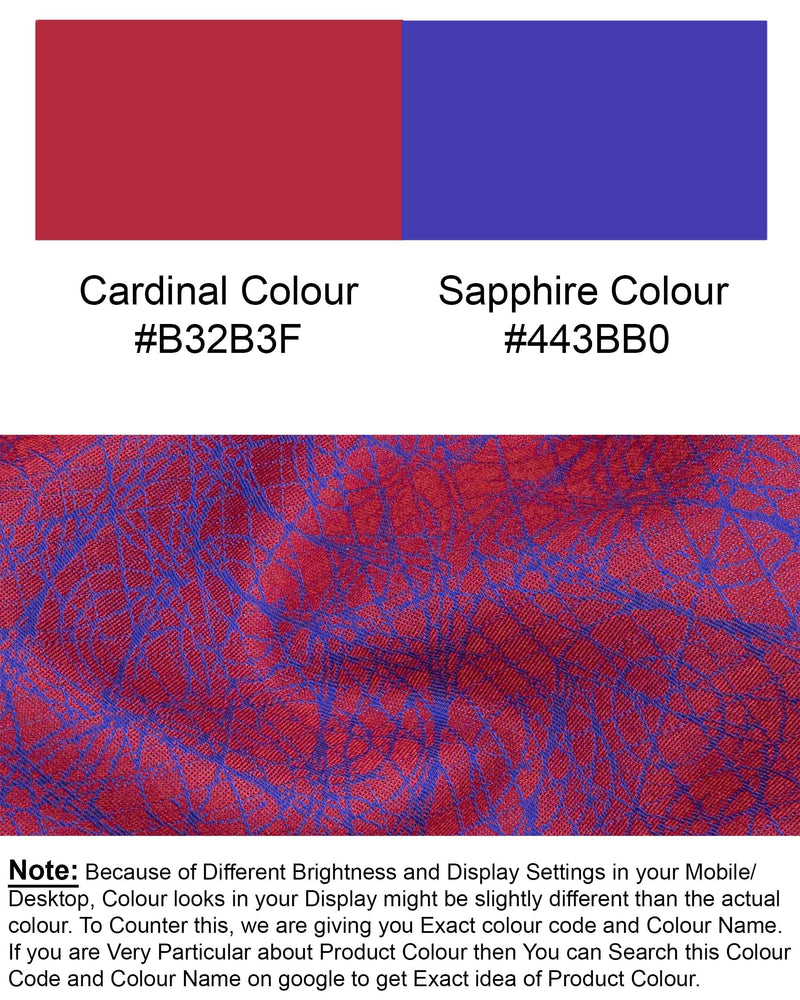 Cardinal Red With Sapphire Blue Graphic Textured Jacquard Textured Premium Giza Cotton Shirt 7088-CA-38,7088-CA-38,7088-CA-39,7088-CA-39,7088-CA-40,7088-CA-40,7088-CA-42,7088-CA-42,7088-CA-44,7088-CA-44,7088-CA-46,7088-CA-46,7088-CA-48,7088-CA-48,7088-CA-50,7088-CA-50,7088-CA-52,7088-CA-52