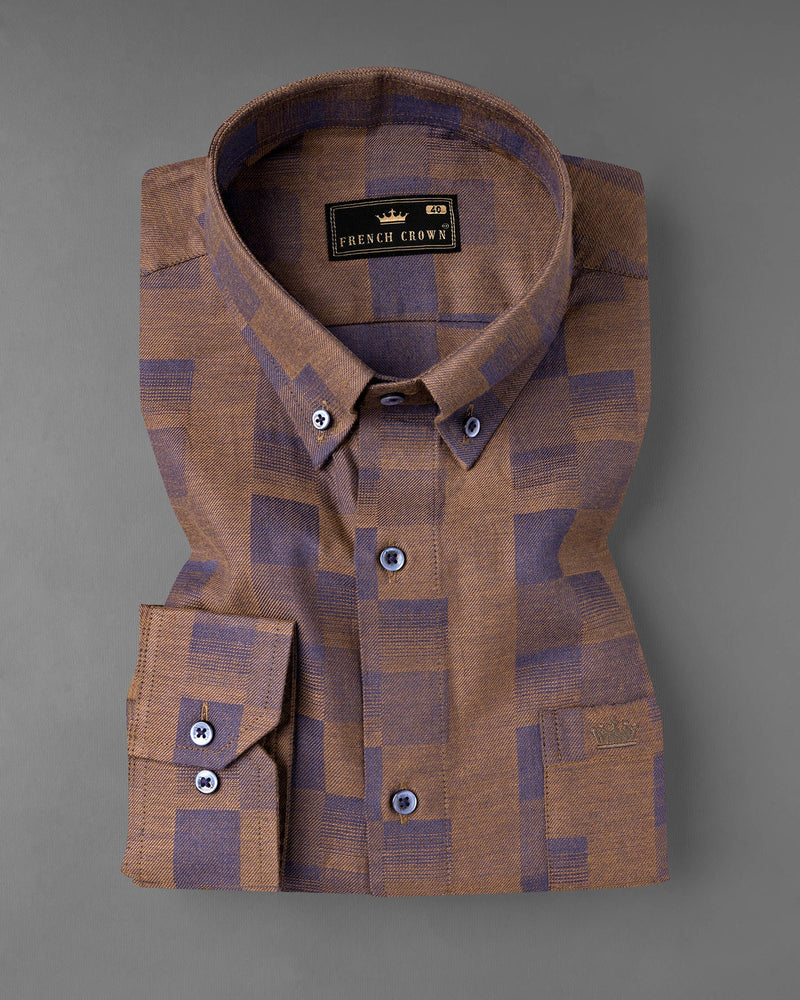 Toast Brown And Gravel Blue Box Textured Twill Premium Cotton Shirt 7091-BD-BLE-38,7091-BD-BLE-38,7091-BD-BLE-39,7091-BD-BLE-39,7091-BD-BLE-40,7091-BD-BLE-40,7091-BD-BLE-42,7091-BD-BLE-42,7091-BD-BLE-44,7091-BD-BLE-44,7091-BD-BLE-46,7091-BD-BLE-46,7091-BD-BLE-48,7091-BD-BLE-48,7091-BD-BLE-50,7091-BD-BLE-50,7091-BD-BLE-52,7091-BD-BLE-52