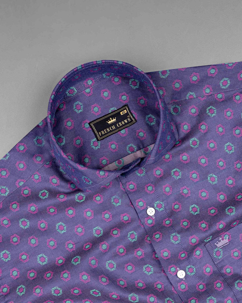 Twilight Blue Hexagon Jacquard Textured Premium Giza Cotton Shirt 7106-CA-38,7106-CA-38,7106-CA-39,7106-CA-39,7106-CA-40,7106-CA-40,7106-CA-42,7106-CA-42,7106-CA-44,7106-CA-44,7106-CA-46,7106-CA-46,7106-CA-48,7106-CA-48,7106-CA-50,7106-CA-50,7106-CA-52,7106-CA-52