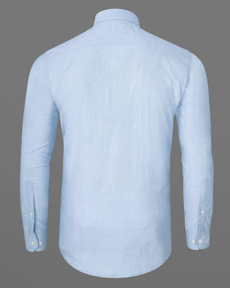 Pale Cerulean Blue Premium Cotton Shirt 7119-38,7119-H-38,7119-39,7119-H-39,7119-40,7119-H-40,7119-42,7119-H-42,7119-44,7119-H-44,7119-46,7119-H-46,7119-48,7119-H-48,7119-50,7119-H-50,7119-52,7119-H-52