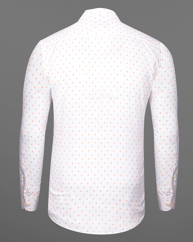 Bright White And Pale Salmon Dobby Textured Premium Giza Cotton Shirt 7131-CC-38,7131-CC-H-38,7131-CC-39,7131-CC-H-39,7131-CC-40,7131-CC-H-40,7131-CC-42,7131-CC-H-42,7131-CC-44,7131-CC-H-44,7131-CC-46,7131-CC-H-46,7131-CC-48,7131-CC-H-48,7131-CC-50,7131-CC-H-50,7131-CC-52,7131-CC-H-52