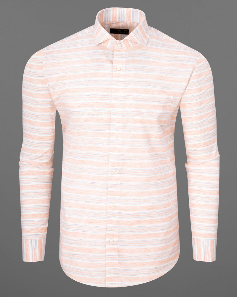 Desert Sand and Amour Striped Chambray Textured Premium Cotton Shirt 7140-CA-38,7140-CA-H-38,7140-CA-39,7140-CA-H-39,7140-CA-40,7140-CA-H-40,7140-CA-42,7140-CA-H-42,7140-CA-44,7140-CA-H-44,7140-CA-46,7140-CA-H-46,7140-CA-48,7140-CA-H-48,7140-CA-50,7140-CA-H-50,7140-CA-52,7140-CA-H-52