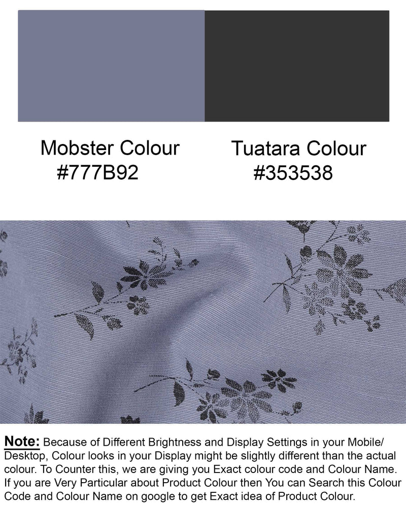 Mobster Gray And Tuatara Colour Floral Textured Luxurious Linen Shirt7148-BLE-38,7148-BLE-H-38,7148-BLE-39,7148-BLE-H-39,7148-BLE-40,7148-BLE-H-40,7148-BLE-42,7148-BLE-H-42,7148-BLE-44,7148-BLE-H-44,7148-BLE-46,7148-BLE-H-46,7148-BLE-48,7148-BLE-H-48,7148-BLE-50,7148-BLE-H-50,7148-BLE-52,7148-BLE-H-52