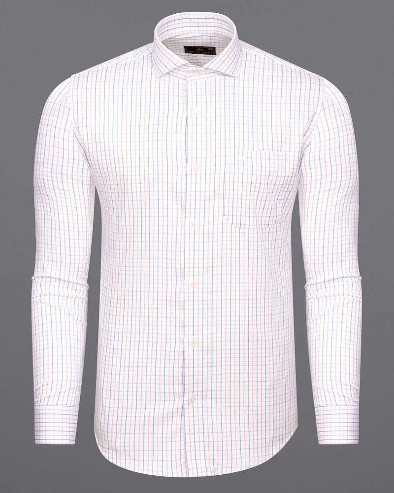 Bright White Checkered Twill Premium Cotton Shirt 7182-CA-38,7182-CA-H-38,7182-CA-39,7182-CA-H-39,7182-CA-40,7182-CA-H-40,7182-CA-42,7182-CA-H-42,7182-CA-44,7182-CA-H-44,7182-CA-46,7182-CA-H-46,7182-CA-48,7182-CA-H-48,7182-CA-50,7182-CA-H-50,7182-CA-52,7182-CA-H-52