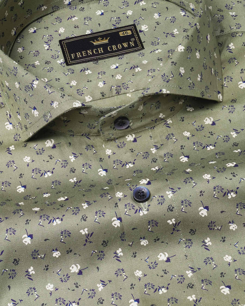 Sage Green Floral Printed Super Soft Premium Cotton Shirt 7183-CA-BLE-38,7183-CA-BLE-H-38,7183-CA-BLE-39,7183-CA-BLE-H-39,7183-CA-BLE-40,7183-CA-BLE-H-40,7183-CA-BLE-42,7183-CA-BLE-H-42,7183-CA-BLE-44,7183-CA-BLE-H-44,7183-CA-BLE-46,7183-CA-BLE-H-46,7183-CA-BLE-48,7183-CA-BLE-H-48,7183-CA-BLE-50,7183-CA-BLE-H-50,7183-CA-BLE-52,7183-CA-BLE-H-52