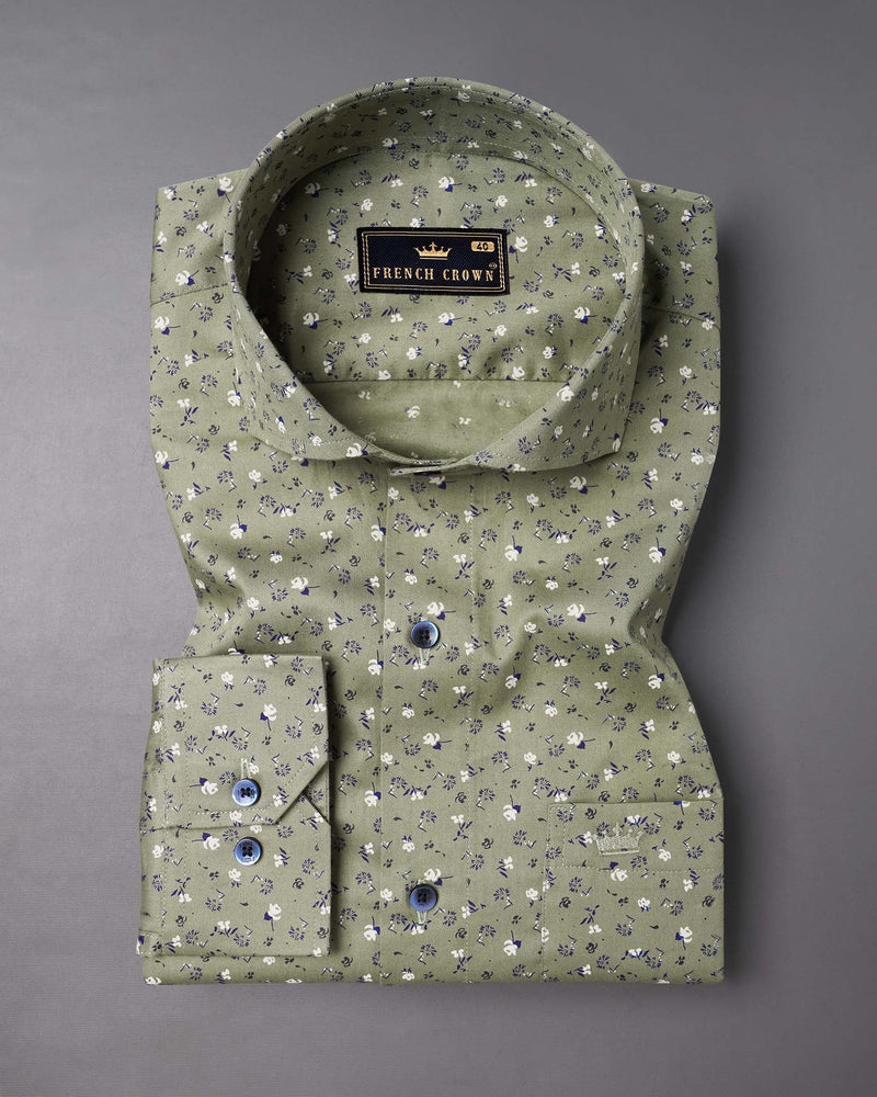 Sage Green Floral Printed Super Soft Premium Cotton Shirt 7183-CA-BLE-38,7183-CA-BLE-H-38,7183-CA-BLE-39,7183-CA-BLE-H-39,7183-CA-BLE-40,7183-CA-BLE-H-40,7183-CA-BLE-42,7183-CA-BLE-H-42,7183-CA-BLE-44,7183-CA-BLE-H-44,7183-CA-BLE-46,7183-CA-BLE-H-46,7183-CA-BLE-48,7183-CA-BLE-H-48,7183-CA-BLE-50,7183-CA-BLE-H-50,7183-CA-BLE-52,7183-CA-BLE-H-52