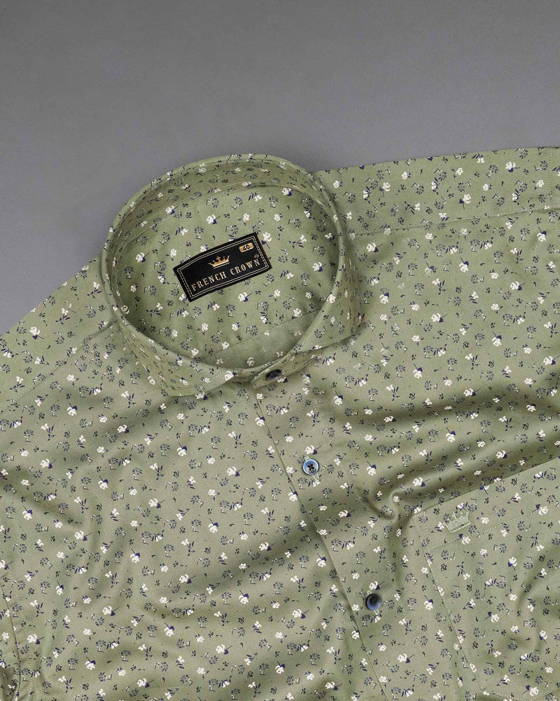 Sage Green Floral Printed Super Soft Premium Cotton Shirt 7183-CA-BLE-38,7183-CA-BLE-H-38,7183-CA-BLE-39,7183-CA-BLE-H-39,7183-CA-BLE-40,7183-CA-BLE-H-40,7183-CA-BLE-42,7183-CA-BLE-H-42,7183-CA-BLE-44,7183-CA-BLE-H-44,7183-CA-BLE-46,7183-CA-BLE-H-46,7183-CA-BLE-48,7183-CA-BLE-H-48,7183-CA-BLE-50,7183-CA-BLE-H-50,7183-CA-BLE-52,7183-CA-BLE-H-52