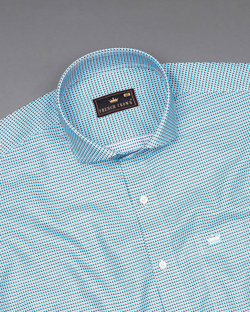 Turquoise Blue Striped Dobby Textured Premium Giza Cotton Shirt 7215-CA-38,7215-CA-H-38,7215-CA-39,7215-CA-H-39,7215-CA-40,7215-CA-H-40,7215-CA-42,7215-CA-H-42,7215-CA-44,7215-CA-H-44,7215-CA-46,7215-CA-H-46,7215-CA-48,7215-CA-H-48,7215-CA-50,7215-CA-H-50,7215-CA-52,7215-CA-H-52