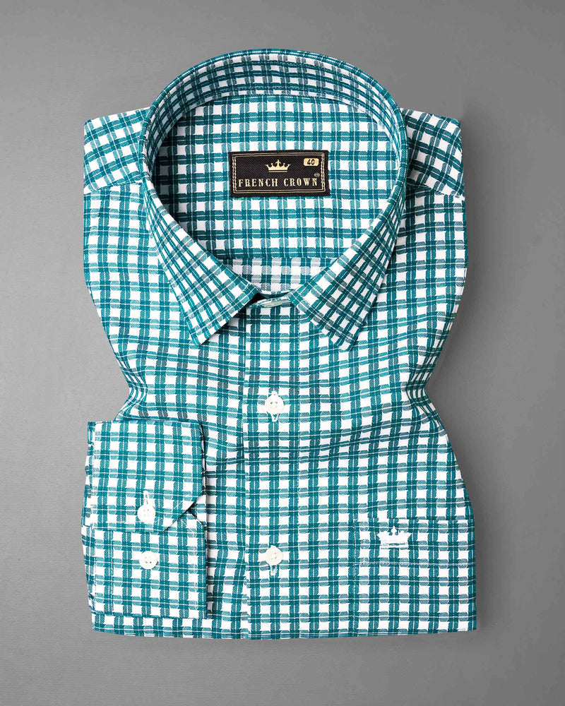 Surfie Checkered Premium Giza Cotton Shirt 7216-38,7216-H-38,7216-39,7216-H-39,7216-40,7216-H-40,7216-42,7216-H-42,7216-44,7216-H-44,7216-46,7216-H-46,7216-48,7216-H-48,7216-50,7216-H-50,7216-52,7216-H-52