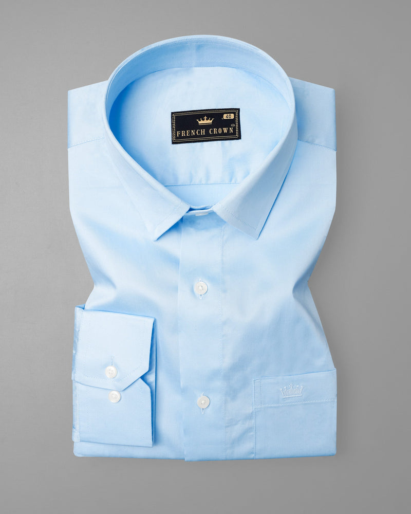 Mabel Blue Super Soft Premium Cotton Shirt