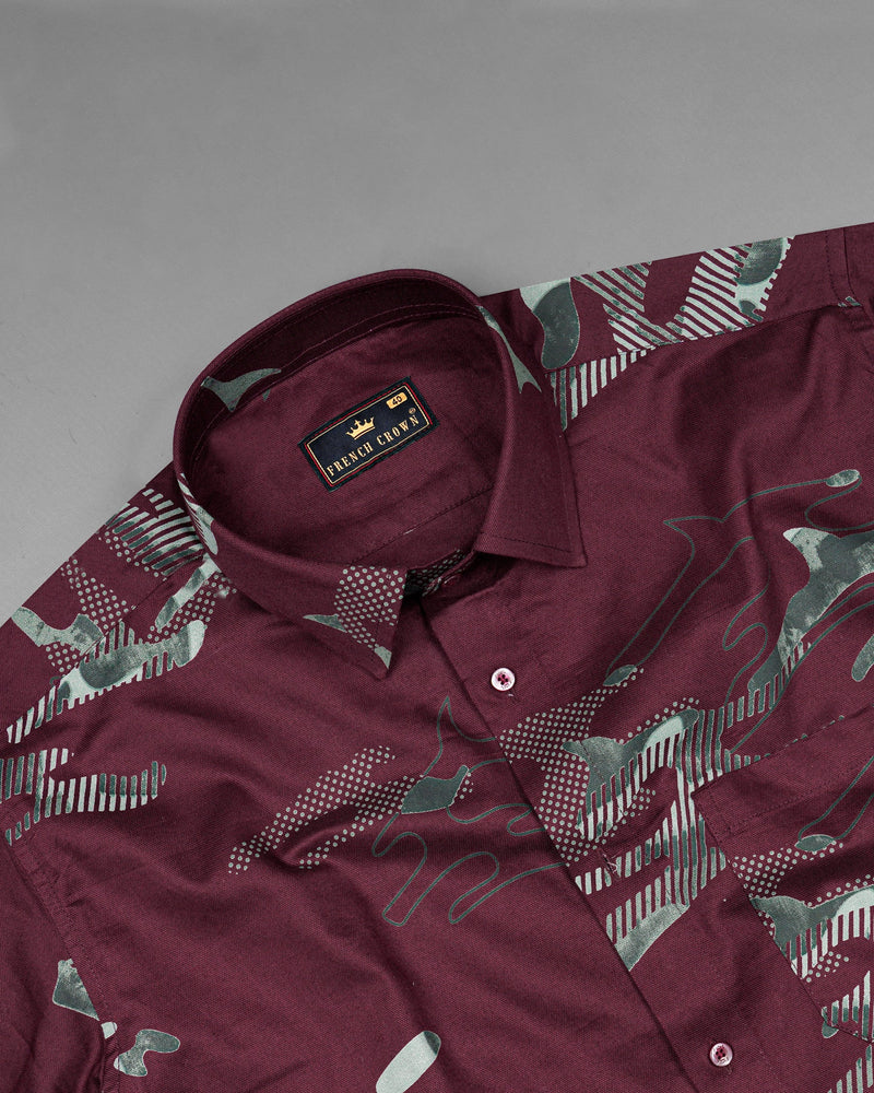 Espresso Camouflage Royal Oxford Shirt