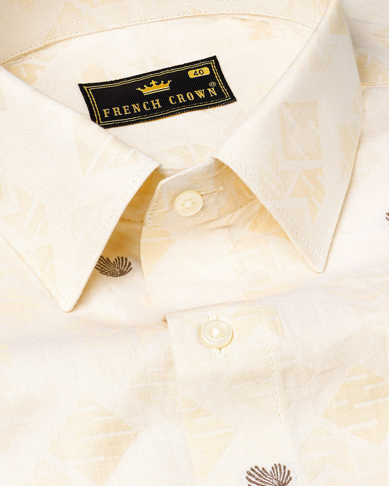 Mercury Jacquard Textured Premium Cotton Shirt